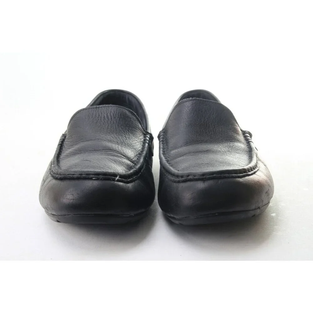 Vionic Tompkin Leather Loafer Slipper Shoe Mens Black US 10.5